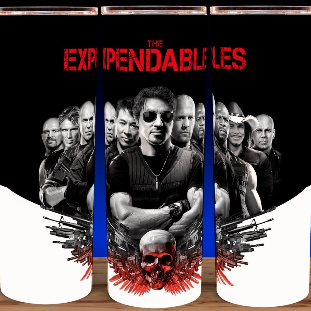 The Expendables Action Movie Sylvester Stallone Cup Mug Tumbler